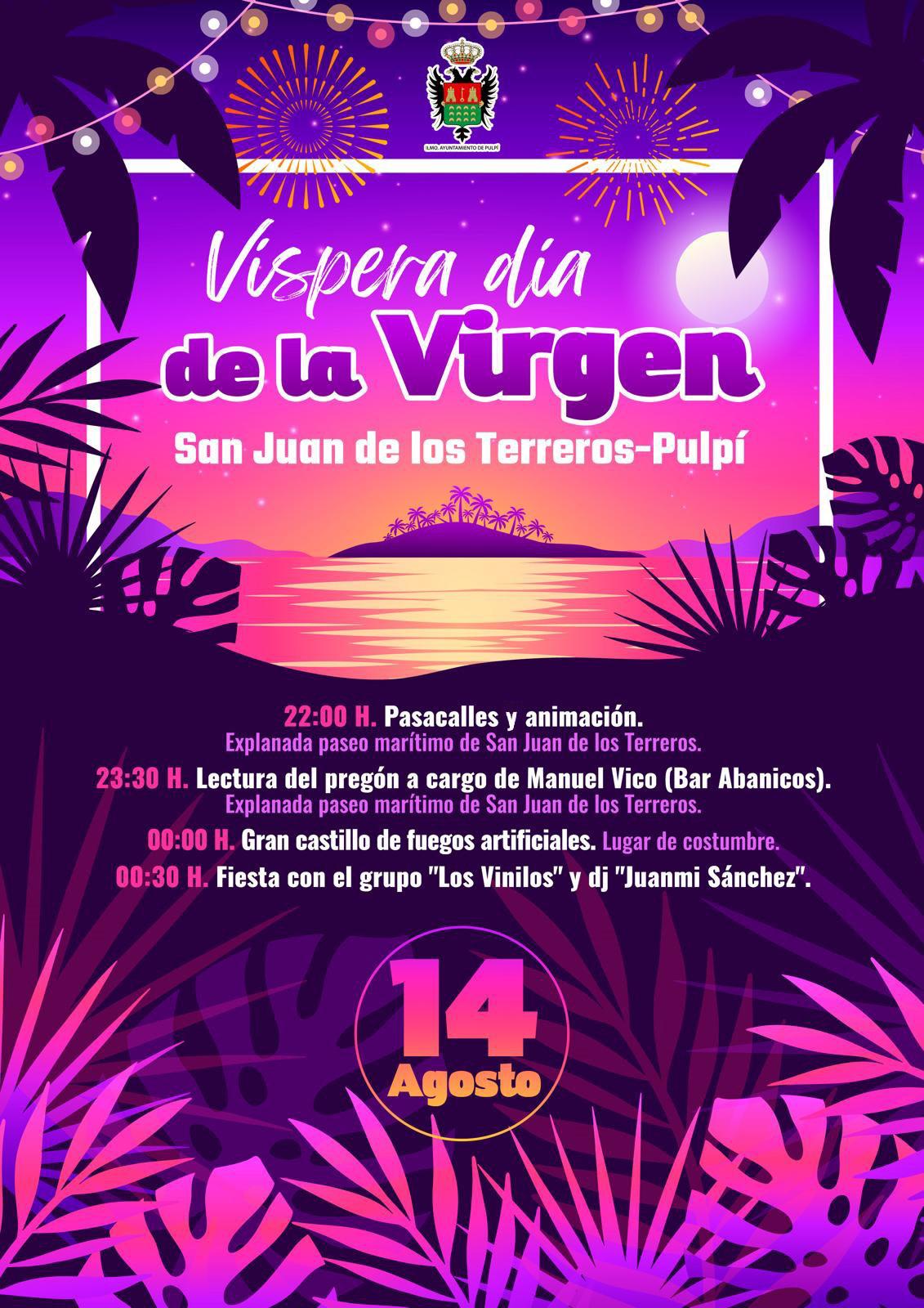 FIESTA VISPERA DE LA VIRGEN