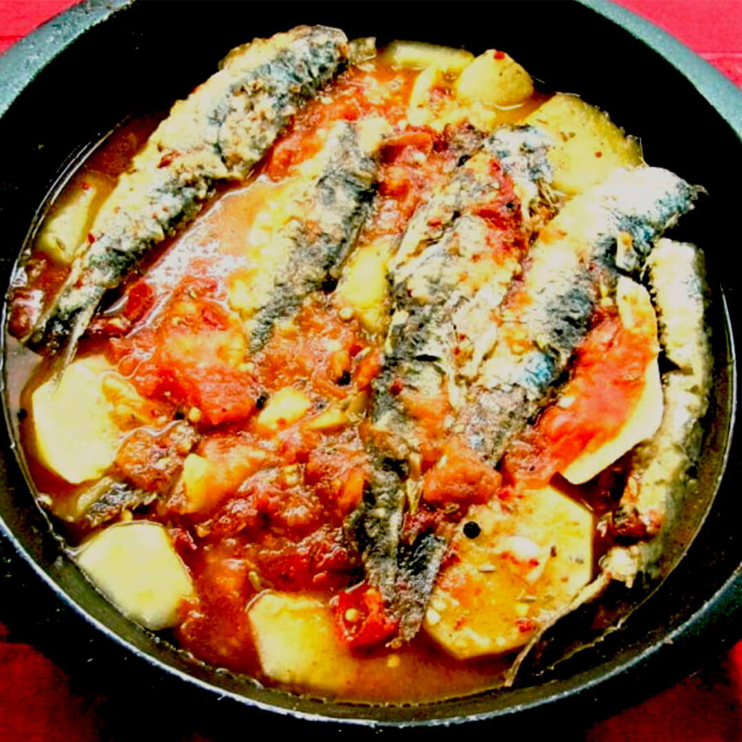 Pimentón con boquerones